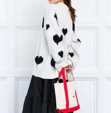 mite motif Heart Knit