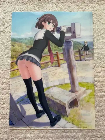 고바야시 타테 화집  saki 점포 특전 A4 클리어 파일