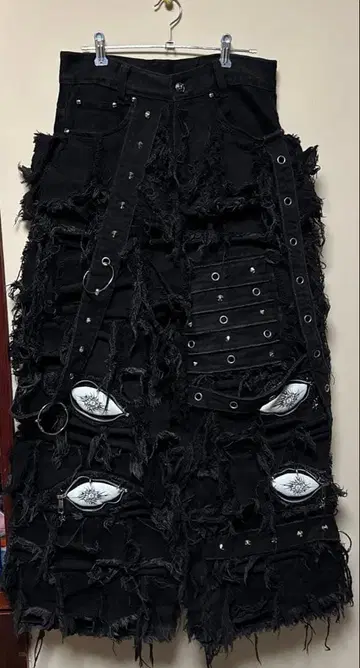 [ UNIZ ] BLACK MONSTER PANTS 사이즈 0