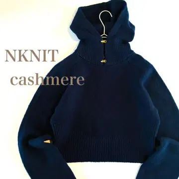 NKNIT 니트 크롭 풀오버 캐시미어