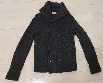 Mao made 후드 부착 울 피 코트