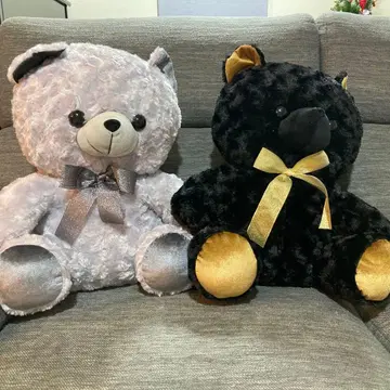 곰 봉제 인형 2체 세트