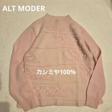 ALT MODER 캐시미어 니트 [ M~L ] 터틀넥 핑크