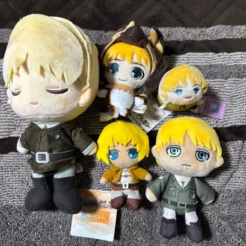 진격의 거인 아르민 봉제 인형 마스코트 set