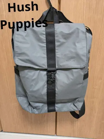 Hush Puppies 그레이 백팩 가죽 느낌