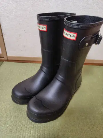 HUNTER 오리지널 레인부츠 EU42 27.0 블랙