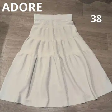 23SS ADORE 어도어 더블 니트 스커트