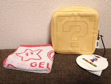 젤라또피케 슈퍼 마리오 콜라보 물음표 블록형 파우치