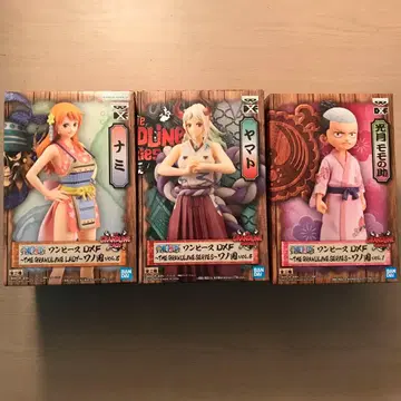 원피스 DXF 와노쿠니 코즈키 모모노스케, 야마토, 나미 3종 세트