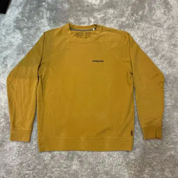 patagonia 머스타드 크루넥 트레이닝복