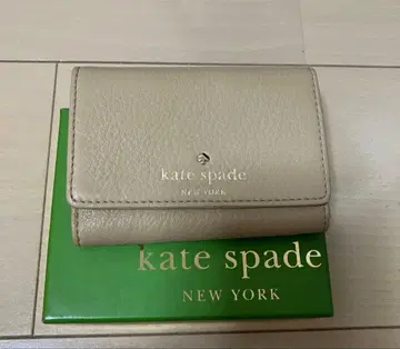 케이트 스페이드 미니 지갑 베이지