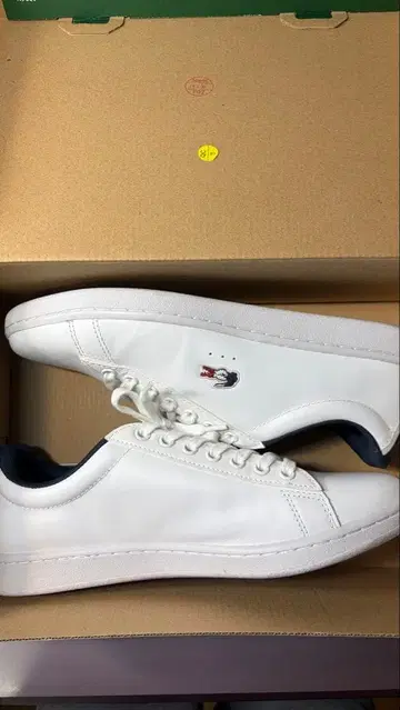 LACOSTE L.12.12 화이트 스니커즈