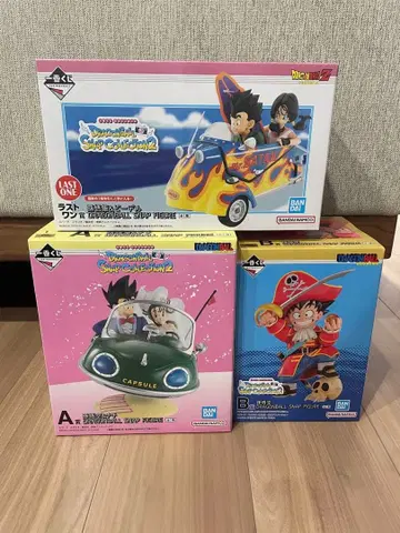 제일복권 드래곤볼 SNAP COLLECTION 2 피규어 3개 세트