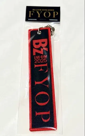 B'z LIVE-GYM 2025 FYOP 플라이트 택 블랙