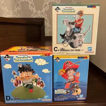 제일복권 드래곤볼 손오공, 무천도사, 손오반 피규어