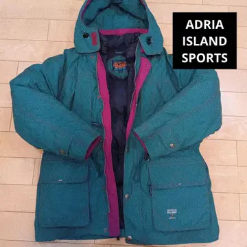 ADRIA ISLAND 다운 자켓 터콰이즈/퍼플 남성용