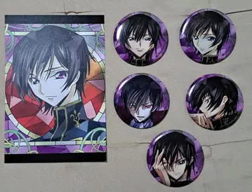 코드기어스 Aure Glass 캔뱃지 를르슈 애니메이트 포스카