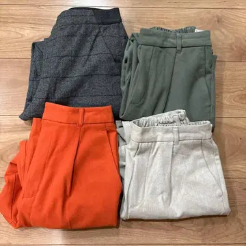 기모 테이퍼드 팬츠 묶음 판매