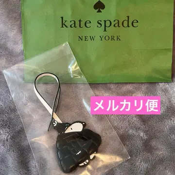 새상품 kate spade 피넛 퍼 키 포브 스누피