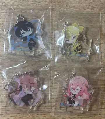 OVER REQUIEMZ 스텔라 아크링 키링 4개 세트