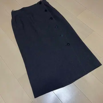 40size ICB 다크 브라운 롱 스커트