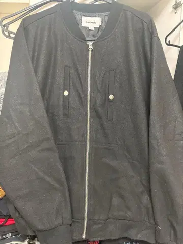 Diamond Supply 블랙 울 자켓 L