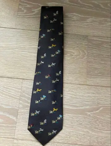 긴자 타야 넥타이 실크 오버10 동물