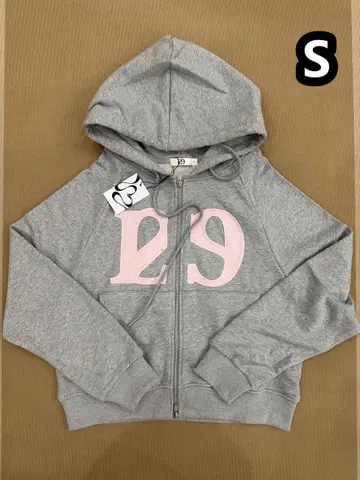 ILLIGO 그레이 집업 후드티 S 새상품