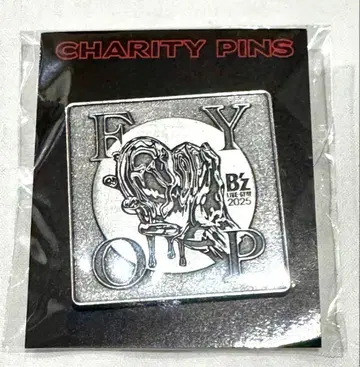 B'z LIVE-GYM 2025 FYOP 굿즈 차리티 핀 배지
