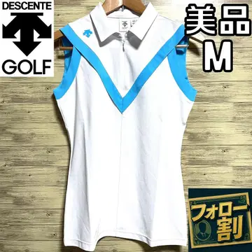 [팔로우 할인] 새상품급 데상트 골프 슬리브리스 셔츠 여성용 M사이즈