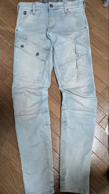 G-STARLOW 라이트 블루 스키니 데님