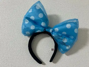 미니 마우스 물방울 패턴 머리띠