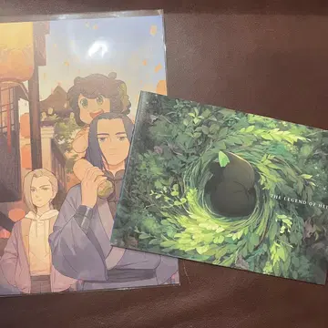 라소흑전기 2 입장 특전 캔버스 보드 팜플렛 축소판