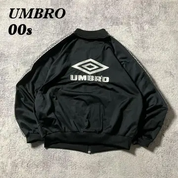 00s 엄브로 트랙 자켓 EU 규격 블랙 구제 의류 엄브로 자수 로고
