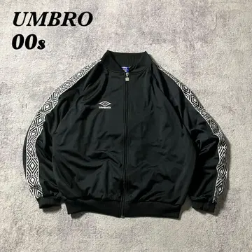 00s 엄브로 트랙 자켓 EU 규격 블랙 구제 의류 엄브로 자수 로고