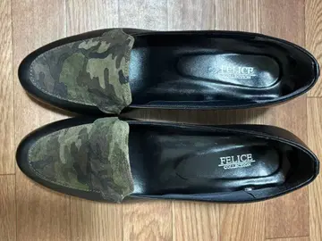 FELICE COLLECTION 로퍼 블랙/카모플라쥬 23.5cm