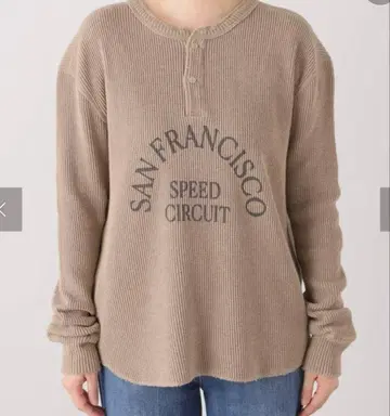 라빠르망 브라운 긴팔 T셔츠