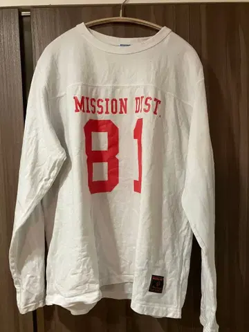 [ L 사이즈 ] mission district 풋볼 T셔츠