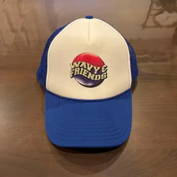 Wavy & Friends 캡 파랑/화이트