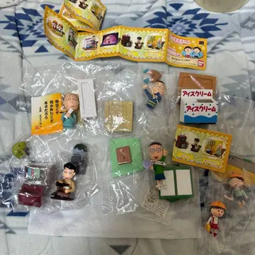 마루코는 아홉살(치비 마루코짱) 디오라마 피규어 레트로 레어 5종 세트