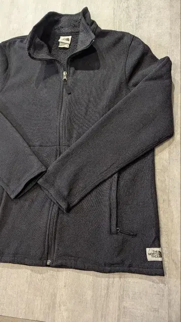 블랙 플리스 자켓 풀 집업