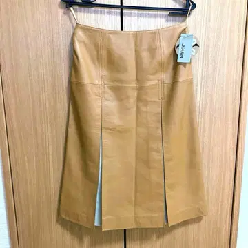 램 가죽 스커트 새상품