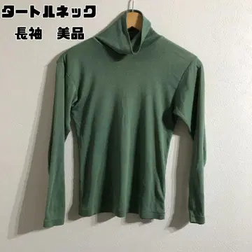 터틀넥 긴팔 그린 새상품급