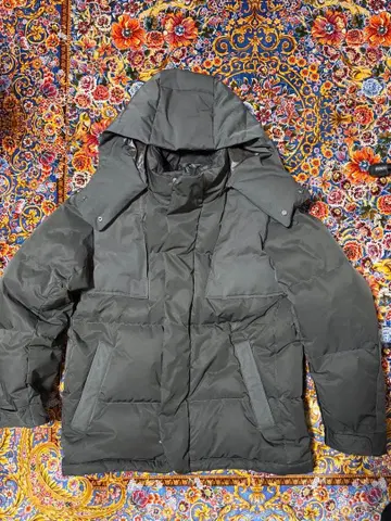 UNIQLO+J 하이브리드 다운 자켓 후드 올리브 M