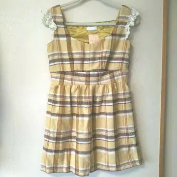 LIZ LISA 체크 원피스 새상품 택 포함