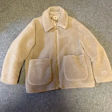 MACOBER 플리스 자켓 사이즈 38 베이지