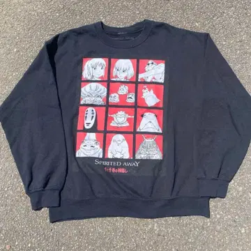 00s 센과 치히로의 행방불명 맨투맨 지브리 트레이닝복 L 모노노케 히메