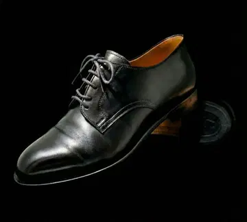 2회 사용만 스코치 그레인 가죽 밑창 더비 플레인토