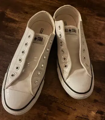 컨버스 화이트 가죽