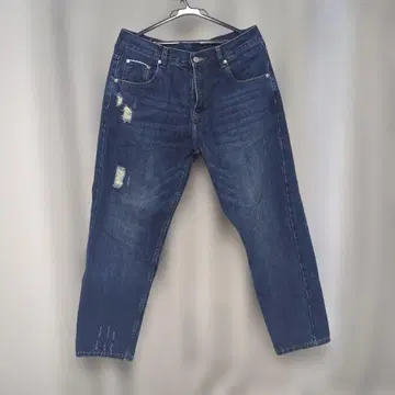 karaku 데미지 테이퍼드 데님 적귀 9분 길이 W32